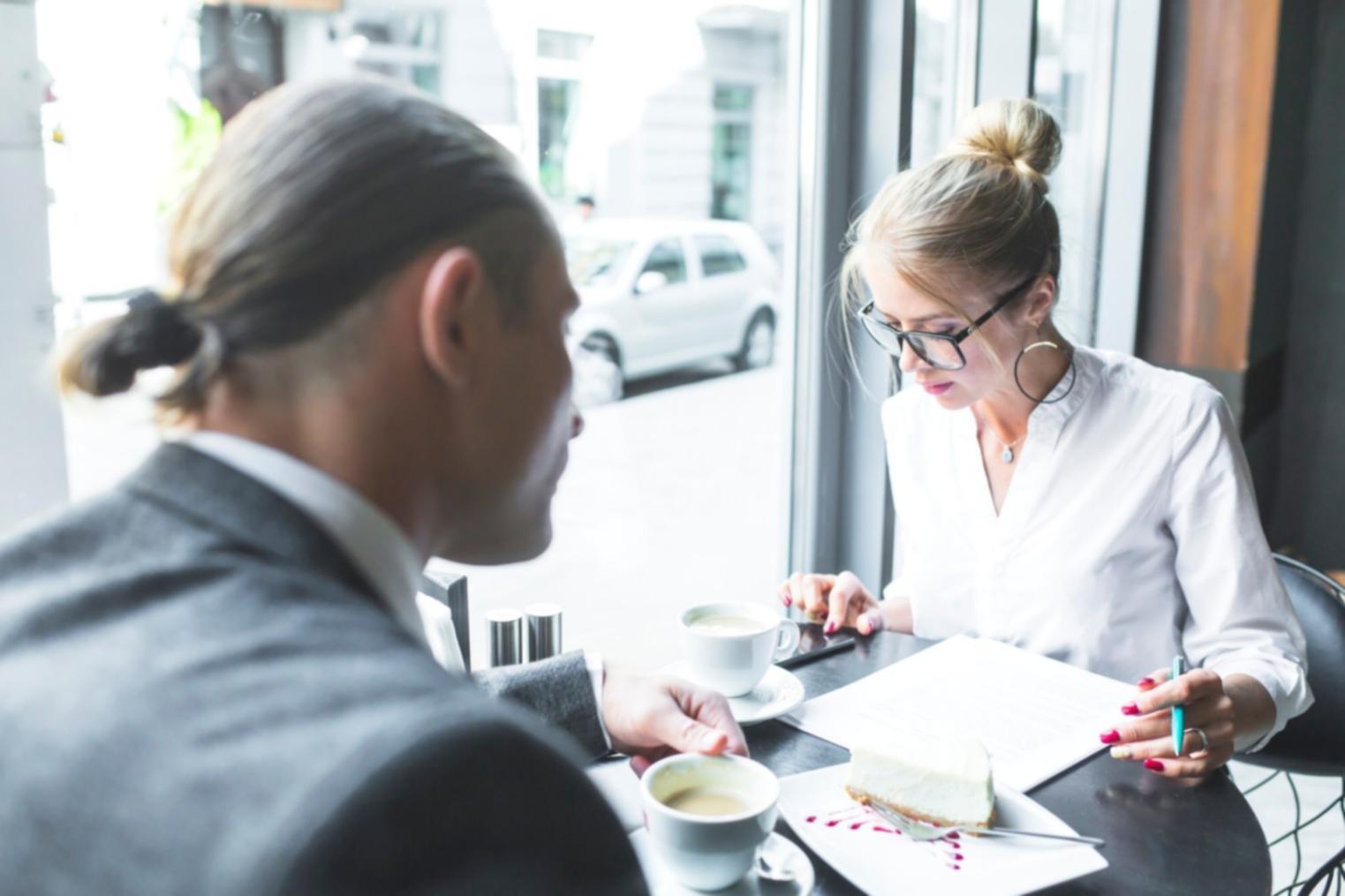 Investment education workshop session with financial charts